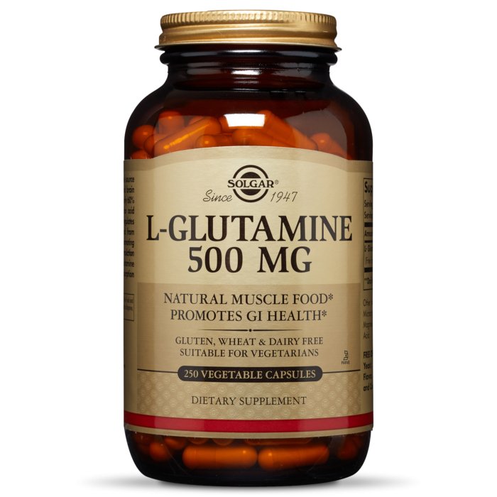 Solgar L-Glutamine 500Mg Supports Immune Nervous & Gastrointestinal System 50 Tablets