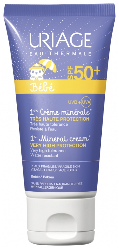 Uriage Bebe 1st Mineral Cream Sunscreen SPF50+ 50ml