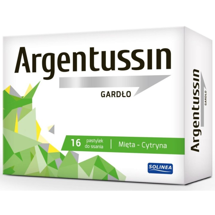 Solinea Argentussin Mint & Lemon 16 Lozenges