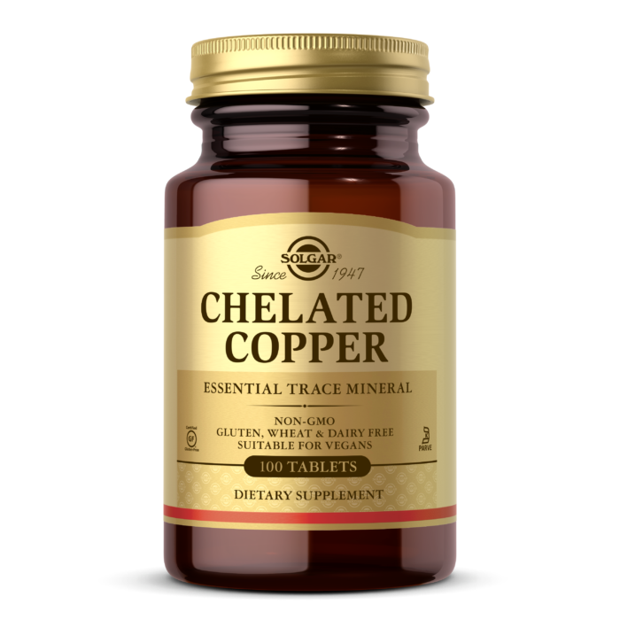 Solgar Chelated Copper 100 Tablets