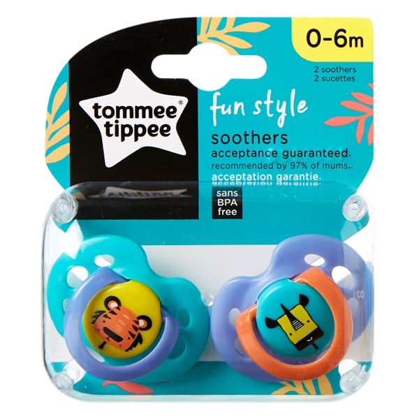 TOMMEE TI CTN 0-6 FUN SOOTHER