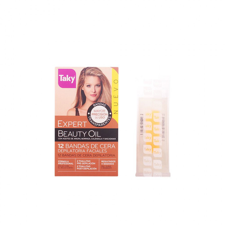 Taky Beauty Oil Depilatory Facial Wax Bands