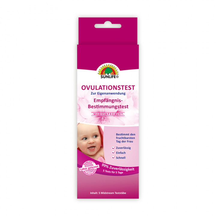Sunlife Ovulation Core Tests Midstream 5X