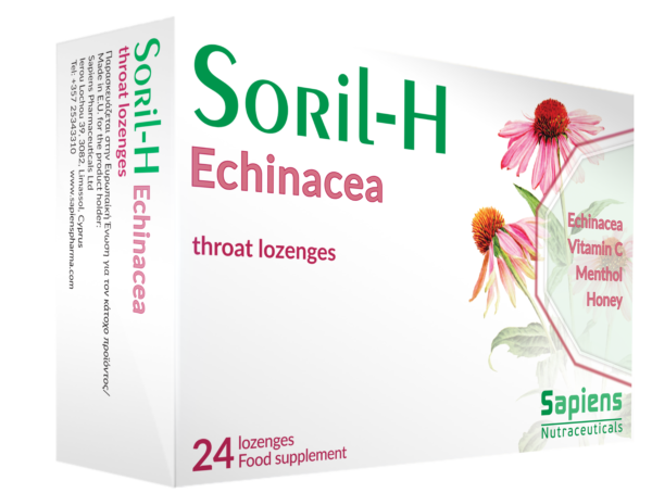 Soril - H Echinacea + Vitamin C Throat, Lozenges, 24