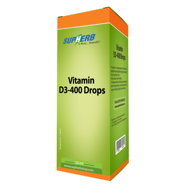 Supherb Vitamin D3-400 Drops 20ml