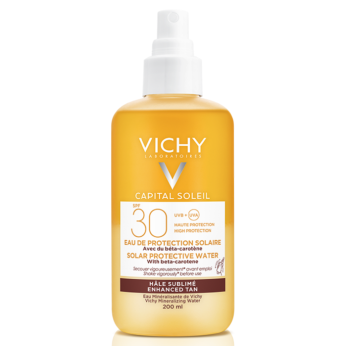Vichy Capital Soleil Solar Protective Water Spf30 Enhanced Tan Sunscreen 200ml