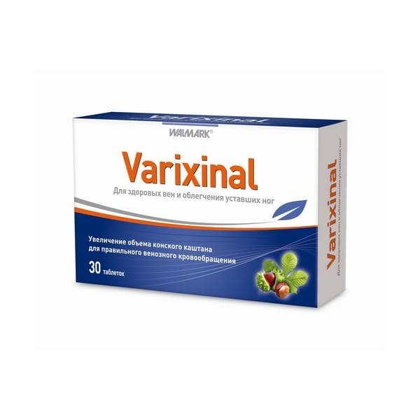 Walmark Varixinal 30 Tablets for the Relief of Chronic Venous Insufficiency