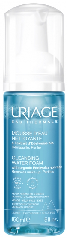 Uriage Eau Thermale Cleansing Water Foam 150Ml 1Pc