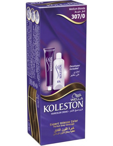 Wella Koleston Hair Color Cream Medium Blonde 307/0