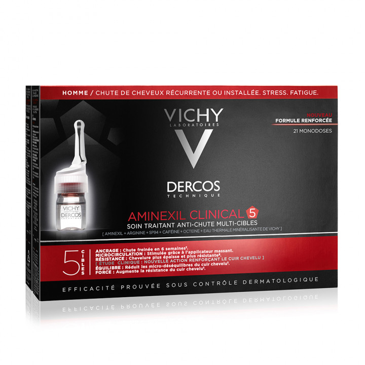 Vichy Dercos Aminexil Clinical 5 Homme 21X6ml