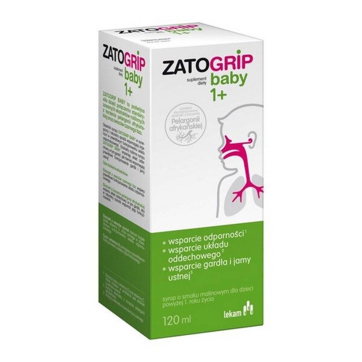 Zatogrip Baby 1+ Syrup 120Ml