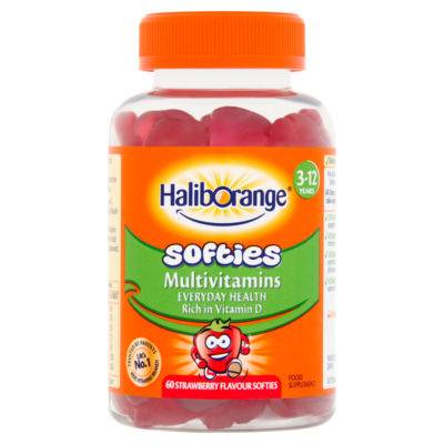 HALIBORANGE MULTIVITAMINS STRAWBERRY 60GUMMIES