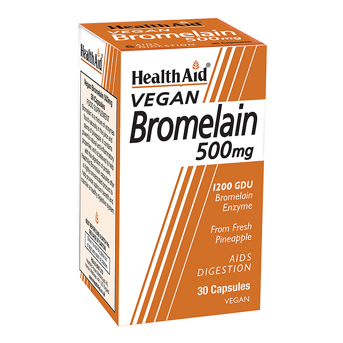 HealthAid Bromelain 500mg 30 Capsules