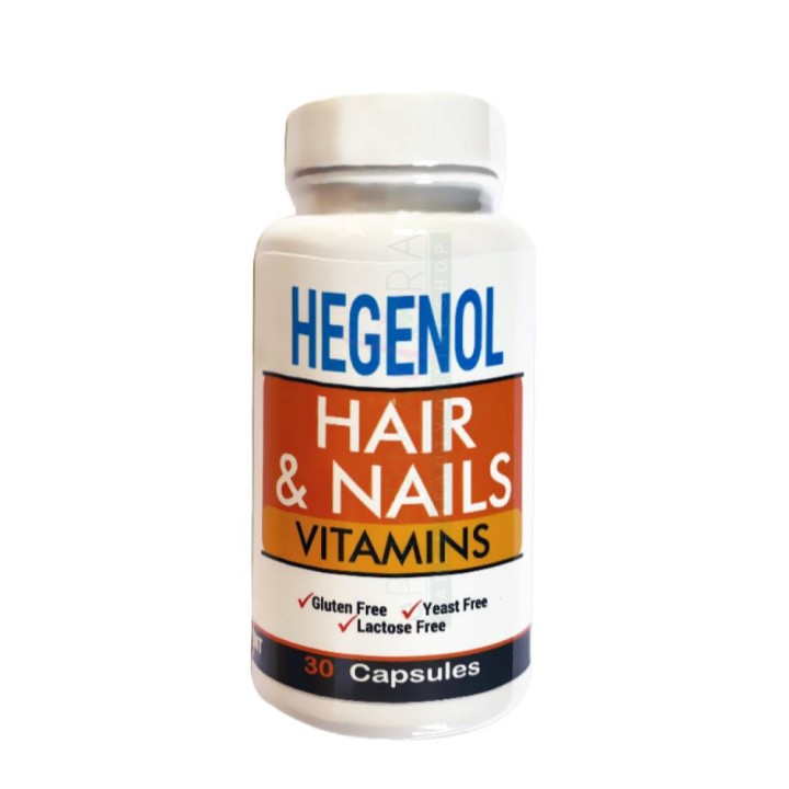 Hegenol Hair & Nails Vitamins 30 Capsules