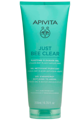 Apivita Just Bee Clear Purifying Cleansing Gel 200Ml