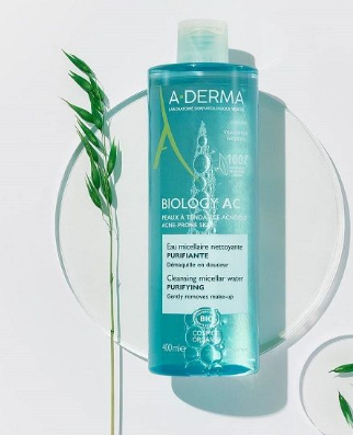 A-Derma Biology Ac Micellar Cleansing & Makeup Remover Water 400Ml