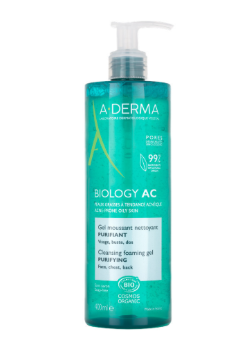 Aderma Biology Ac Purifiant Moussant/ Cleansing Foaming Gel 400Ml