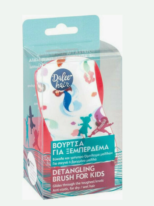 Dalee Hair Brush Kids Red/White