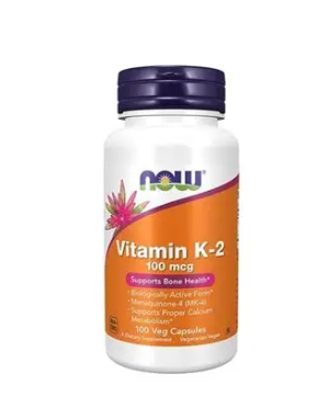 Now Vitamins K2 (Mk7) Support Bone Health 100Mcg