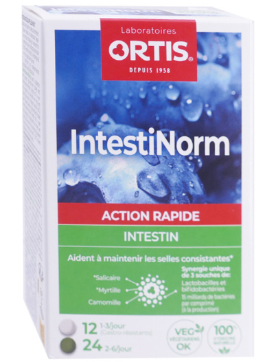 Ortis Intestinorm Intensive Quick Action 24+12 Tablets