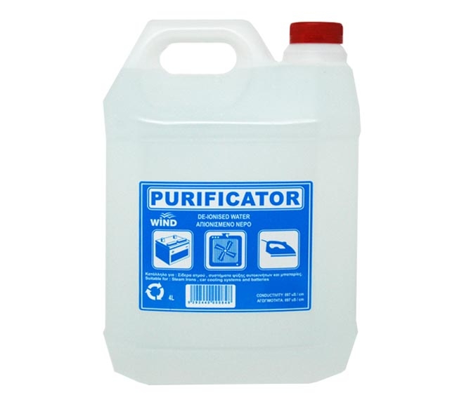 Wind Di-Ionised Water 4L
