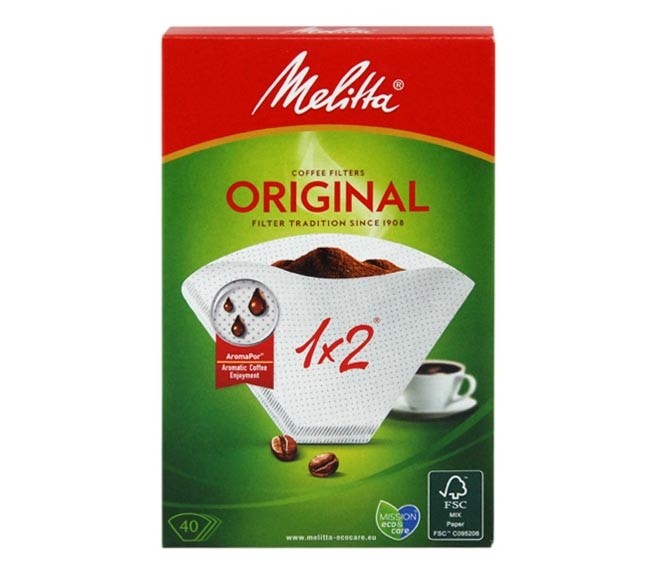 Coffee Filters Melitta 1X2 X40Pcs