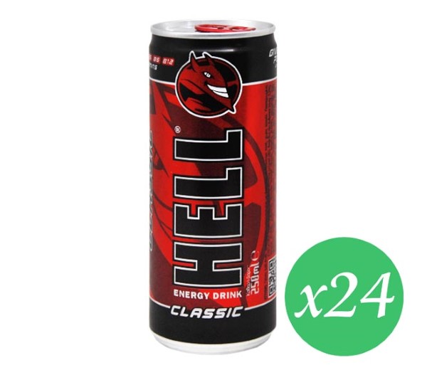 HELL energy drink 24x250ml - classic