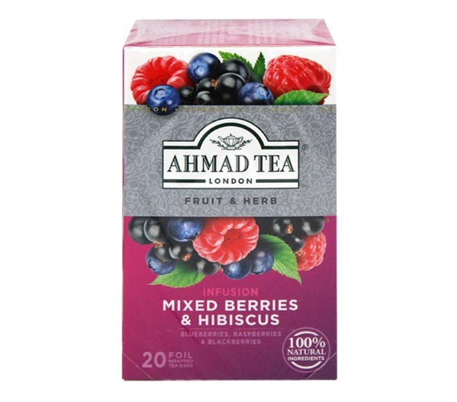 Tea Ahmad Infusion Mixed Berries & Hibiscus (20Pcs) 40G