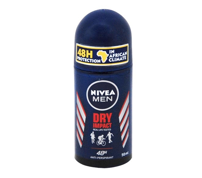 Nivea Deodorant Roll-On For Men 50ml - Dry Impact