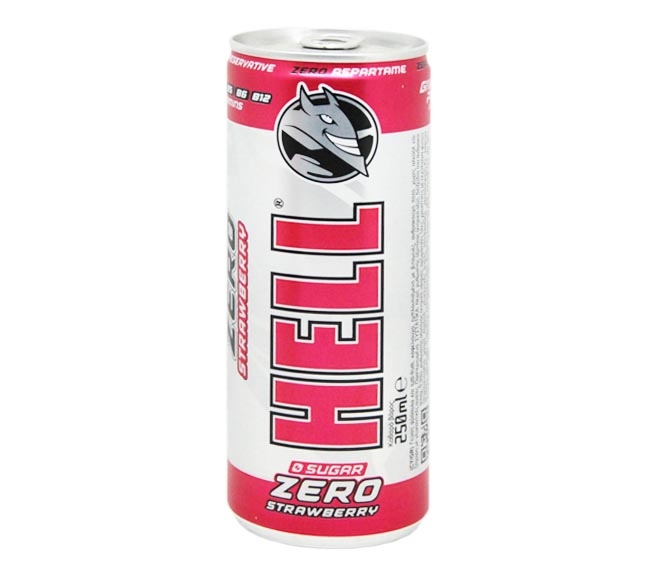 Hell Energy Drink 250ml - Strawberry Zero