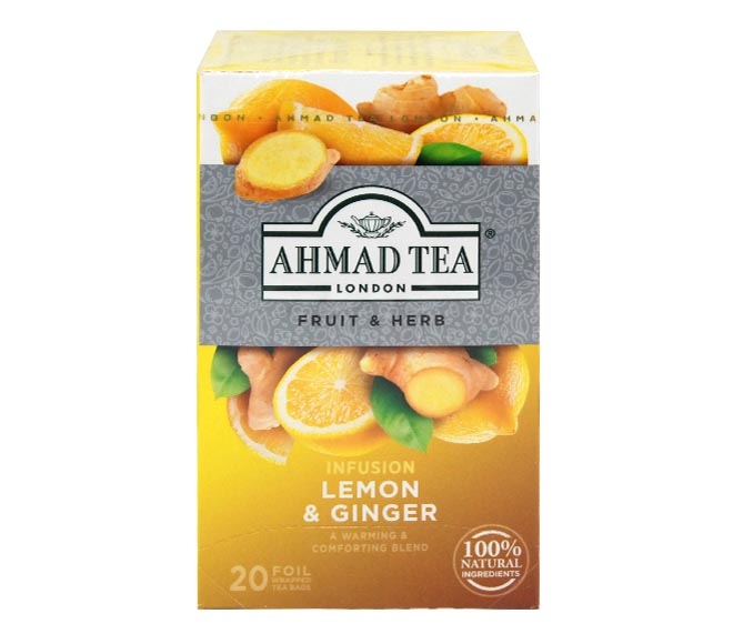 Tea Ahmad Infusion Lemon & Ginger (20Pcs) 40G