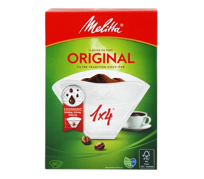 Coffee Filters Melitta 1X4 X80Pcs