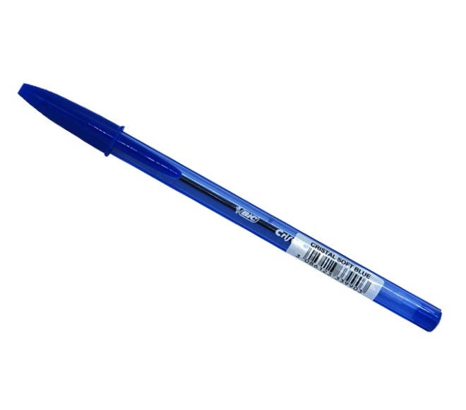 Pen Bic Cristal Ball Point Soft Pen 1.2Mm - Blue