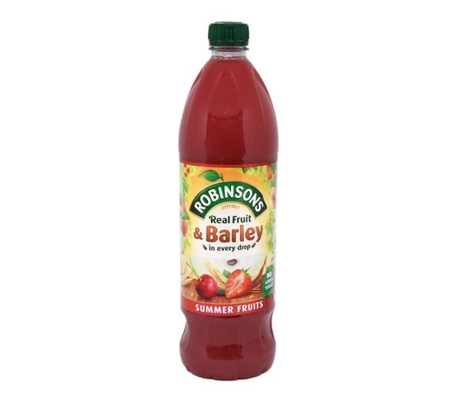Robinsons Squash Summer Fruit Barley 1L (No Added Sugar)
