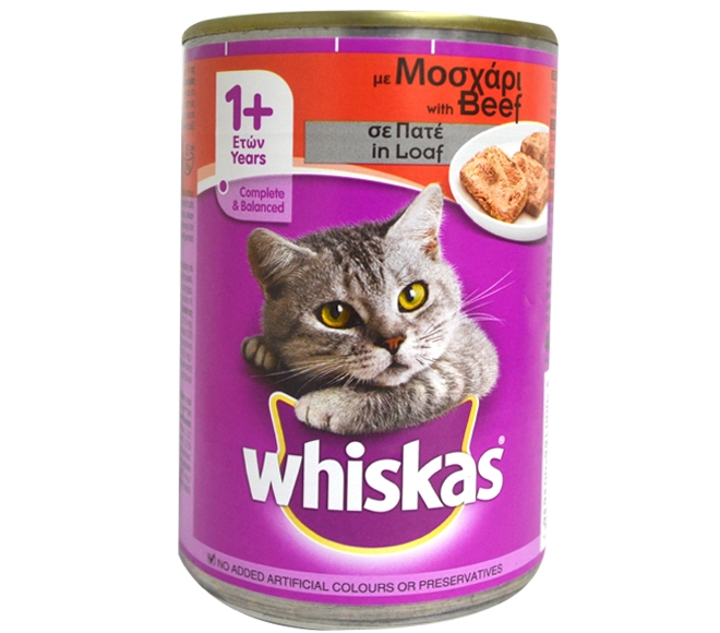 Cat Whiskas Loaf 400G - Beef