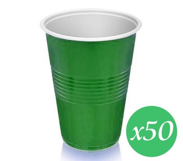 Pip Water Cups Green 200Cc X 50Pcs - Disposable Product