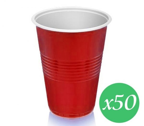 Pip Water Cups Red 200Cc X 50Pcs - Disposable Product - Disposable Product
