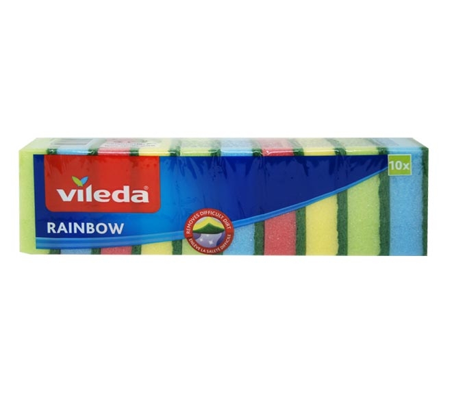Sponges Scourer Vileda Rainbow Kitchen 13Pcs (10+3 Free)