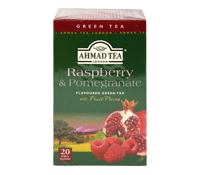 Tea Ahmad Green Raspberry & Pomegranate (20Pcs) 40G
