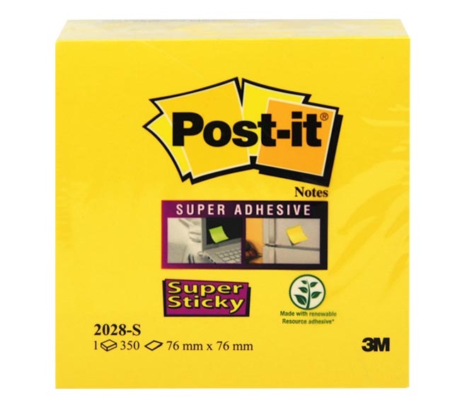 Sticky Notes Post-It 3M X350 - Super (76Mm X 76Mm)