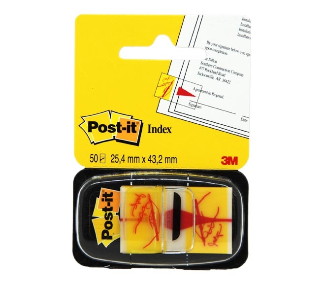 Index Post-It X50 3M (25.4Mm X 43.2Mm)