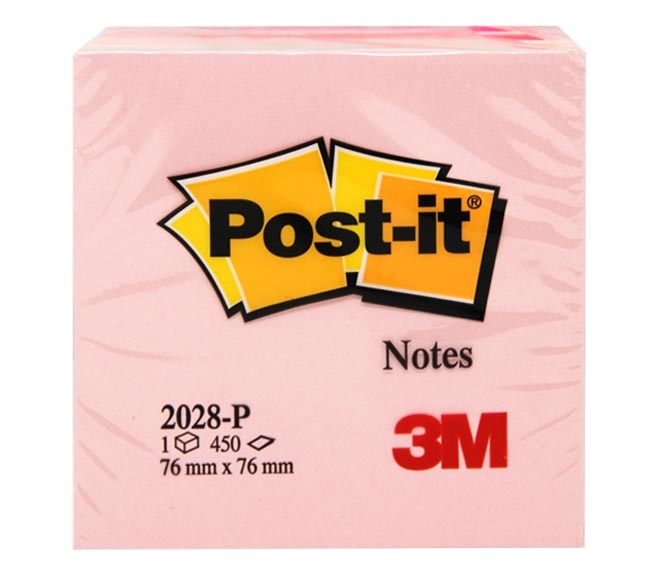 Notes Post-It 3M Pink X450 - (76Mm X 76Mm)