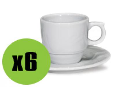 Coffee Cups X 6Pcs