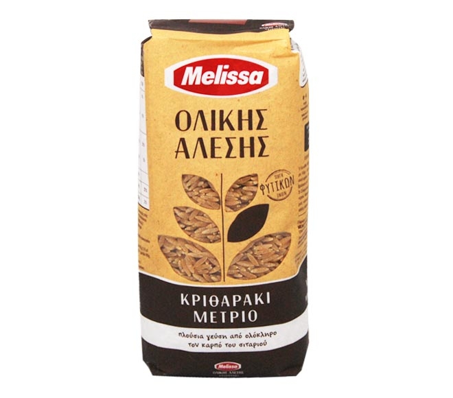 Melissa Whole Wheat Orzo Medium 500G