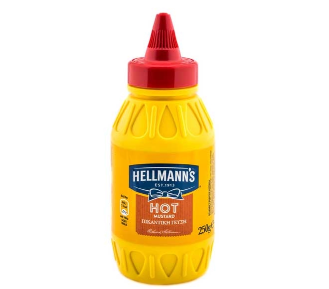 Mustard Helmanns Hot 250G