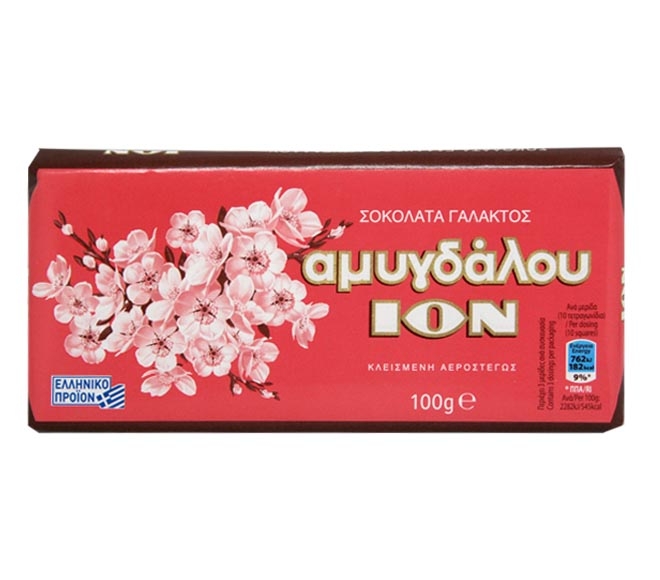 Ion Milk Chocolate 100G - Almonds