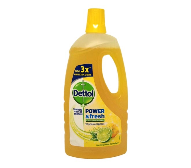 Dettol Power & Fresh Antibacterial 1L - Sparkling Lemon & Lime Burst