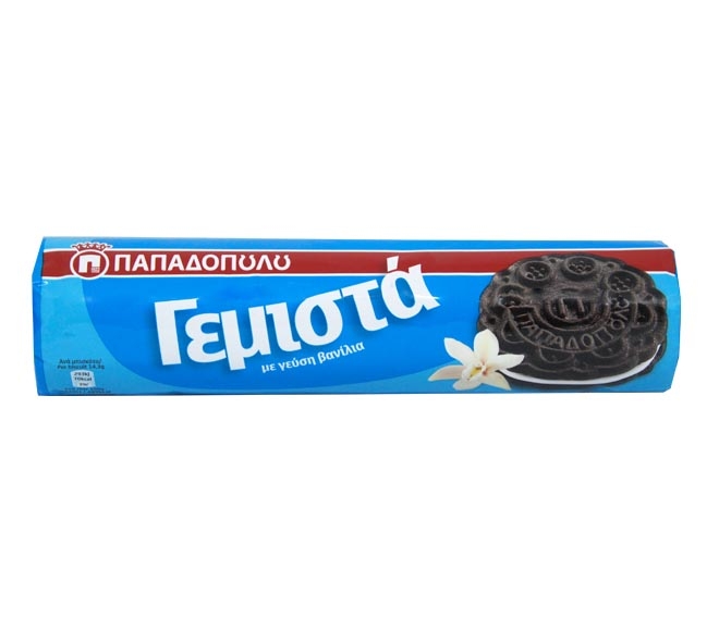 Papadopoulos Sandwich Biscuits 200G - Vanilla Flavoured Cream