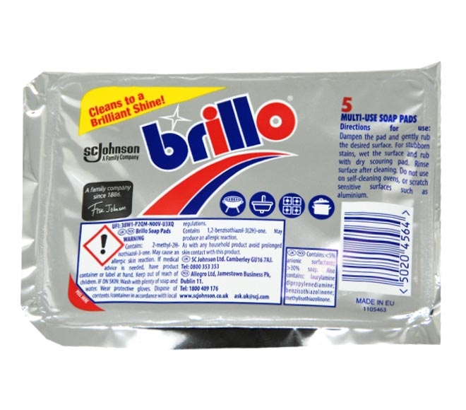 Pads Brillo Soap 5Pcs