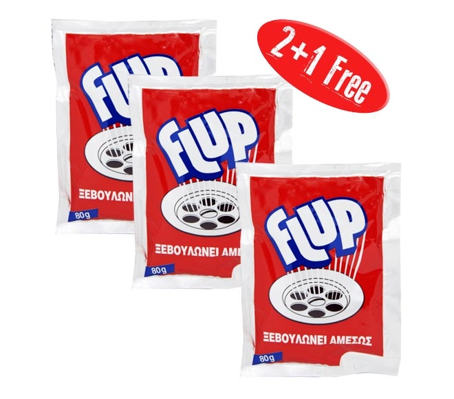 Flup Drain Opener With Hot Water 80G (2+1 Free)